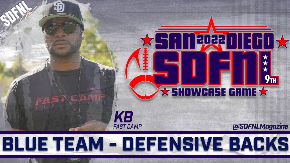 If you reside in Daygo then you have heard of <a href="/FastCampAth/">Kevin Brown(Coach KB)</a> ! He is professional &amp; you can see his protégés making plays all over SD county. These kids are going to get coached up &amp; evaluated. I am honored to work w/ KB! <a href="/SDFNLMagazine/">#SDFNL25</a>