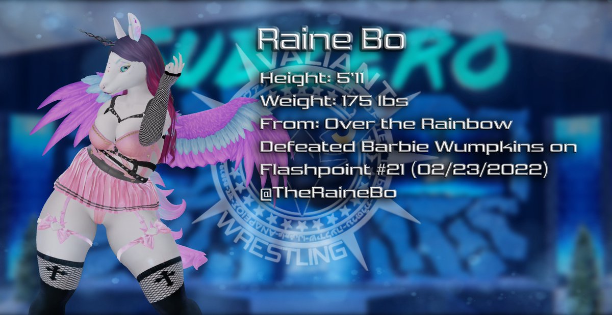 Our second match for #VWSubZero will be <a href="/TheRaineBo/">Raine Bo</a> taking on @BarbieKinsx. There's been damage done between these two and tonight it all comes to a vicious end!