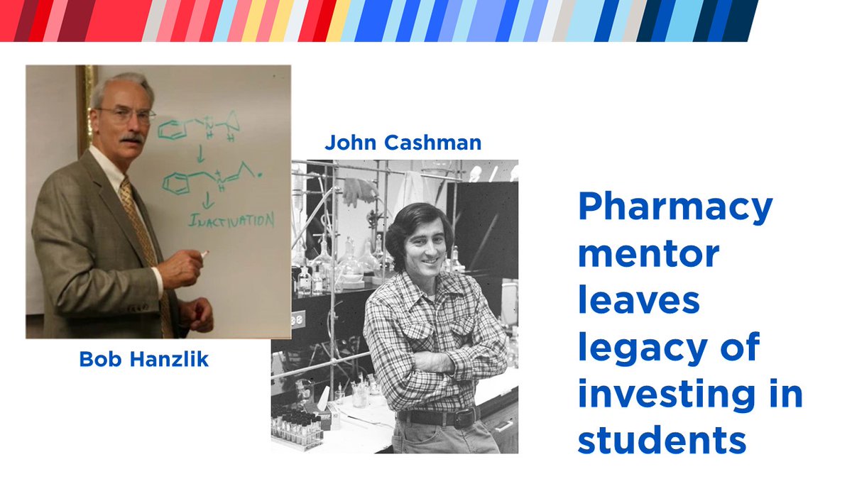 Prof. Emeritus Bob Hanzlik invested 49 years in the School of Pharmacy. His passion for mentoring students and junior faculty made an exponential impact in the pharmacy community. Former students, colleagues and others are now giving back. Read more rockcha.lk/32w #KURx