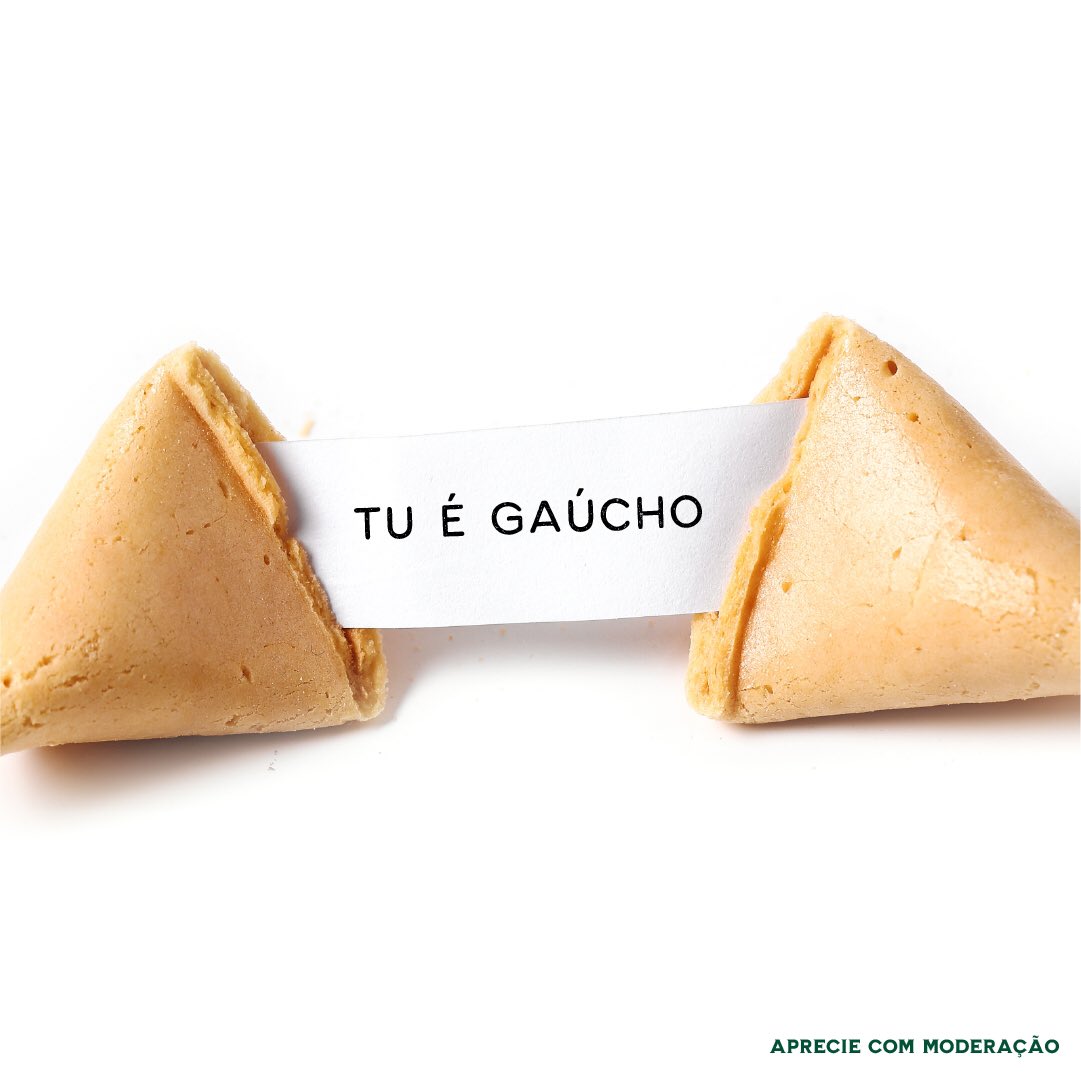 sorte do dia, tchê 😅❤️ #BebaComModeração