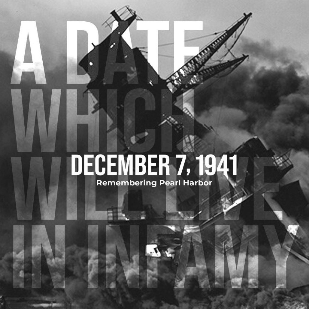 NEVER FORGET… 
#PearlHarborDay 🇺🇸