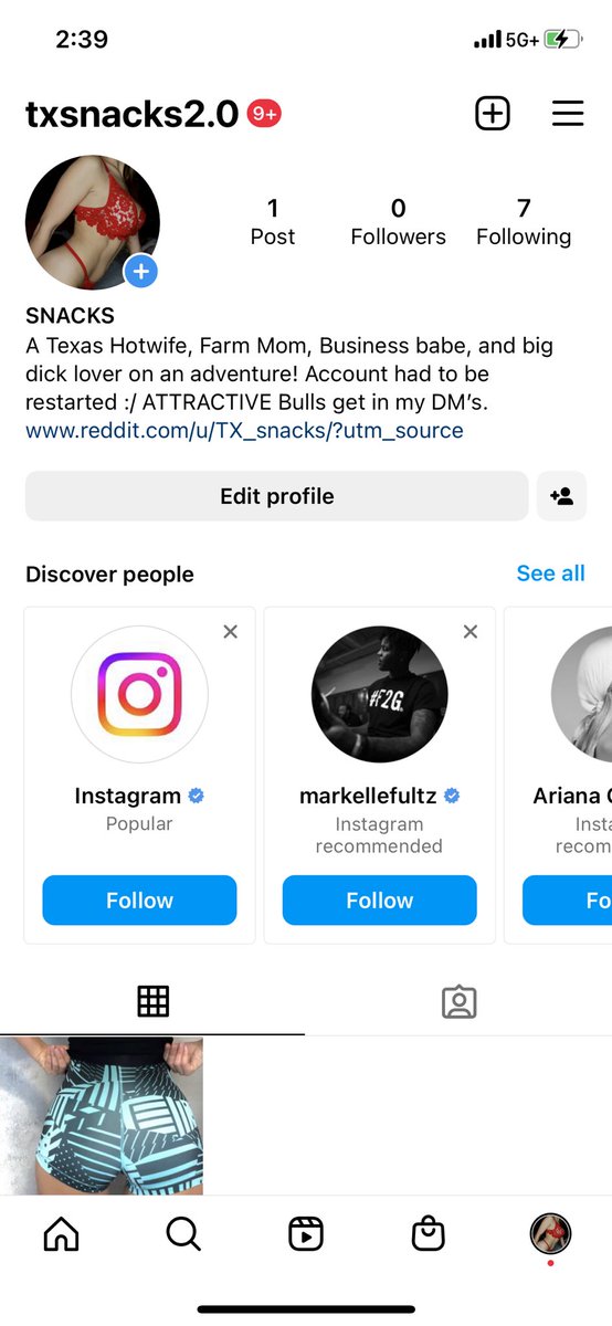 TXSnacks on Twitter: "Set up another new IG.. go follow 🖤"