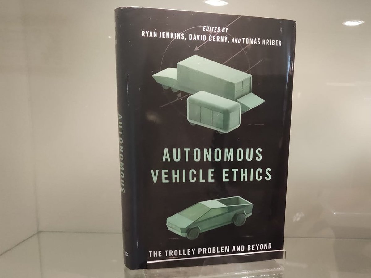 Czech Academy of Sciences (@czechacademy) on Twitter photo Yesterday’s Prague book launch of Autonomous Vehicle Ethics: The Trolley Problem & Beyond (publ. <a href="/OxUniPress/">Oxford University Press</a>, eds. <a href="/ryanjenkins/">Ryan Jenkins</a>, <a href="/DavidPCerny/">David Černý</a>, <a href="/TomasHribek/">TomasHribek</a>), attended also by our President Eva Zažímalová and the 🇨🇿 Minister of Science, R&I <a href="/H_Langsadlova/">Helena Langšádlová</a>.
global.oup.com/academic/produ… Yesterday’s Prague book launch of Autonomous Vehicle Ethics: The Trolley Problem & Beyond (publ. <a href="/OxUniPress/">Oxford University Press</a>, eds. <a href="/ryanjenkins/">Ryan Jenkins</a>, <a href="/DavidPCerny/">David Černý</a>, <a href="/TomasHribek/">TomasHribek</a>), attended also by our President Eva Zažímalová and the 🇨🇿 Minister of Science, R&I <a href="/H_Langsadlova/">Helena Langšádlová</a>.
global.oup.com/academic/produ…