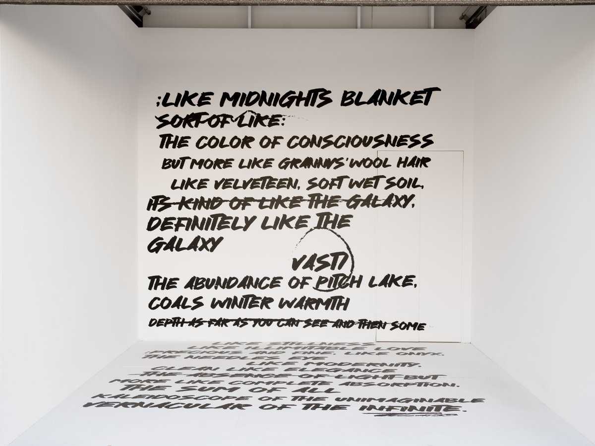 When #NyaLewis isn't busy making bold and expansive typographic installations, they are planning for their upcoming programming as the newly appointed Director/Curator of Artspeak Gallery. Follow #ArtspeakGallery to keep up with Lewis' curatorial work for 2023 and beyond.
