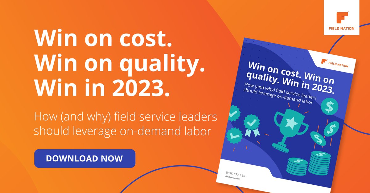 Field service leaders need to watch costs with carefully to keep margins from disappearing. 

It’s time to win on cost, win on coverage, and win in 2023. Download now: lnkd.in/gMdMjtW2
fieldnation.com/resources/cost…