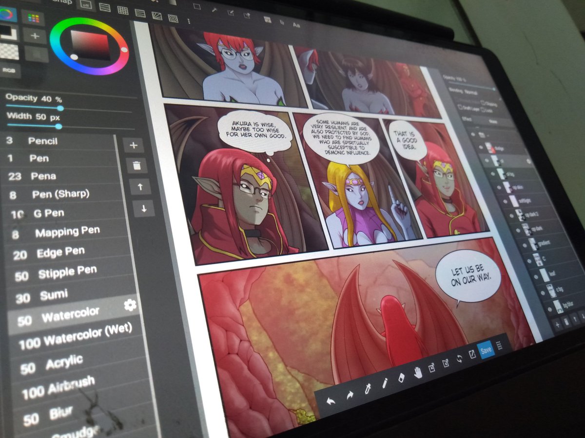 midomalandu's tweet photo. 64 pages done. Time to sleep~
#ComicArt #medibangpaint https://t.co/yL0Rv8uX3P