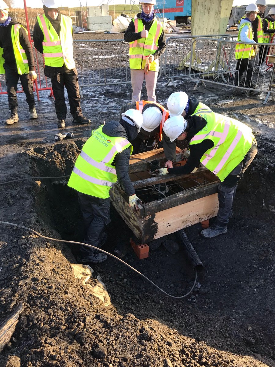 Concrete_Scot's tweet photo. It was a cold start #ConStructEdScotland that didn’t stop the hardy pupils @BraesHigh @Boness_Academy @LarbertHigh getting their project ahead of program The concrete from @BeatsonsBS poured in foundations at Morrison Westrigg Windfarm supported @morrisonbuilds @CECA_Scotland https://t.co/foKOWJNQck