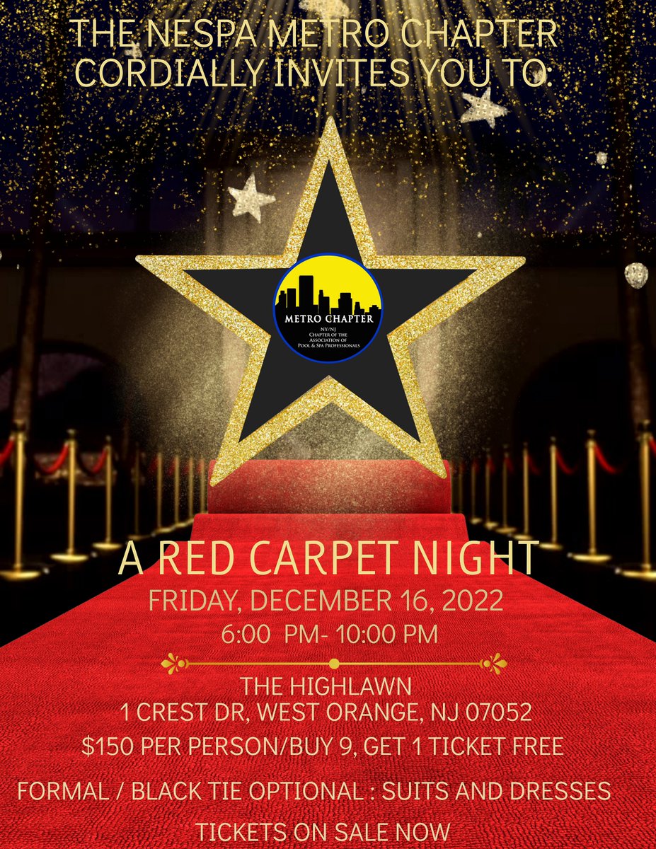 Metro NY/NJ 2022 Annual Holiday Party - December 16, 2022
Register Now at metro-ny-nj.nespapool.org
