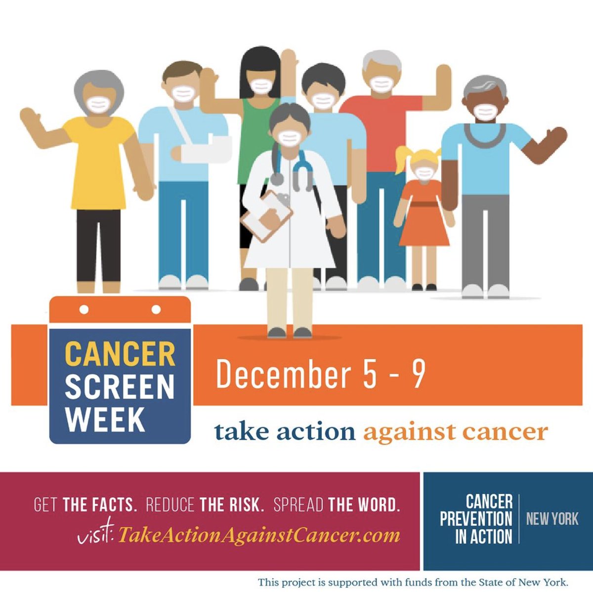 StonyBrookMed's tweet image. Get the facts. Reduce the risk. Spread the word. bit.ly/3TGoAFS #TakeActionAgainstCancer #CancerScreenWeek