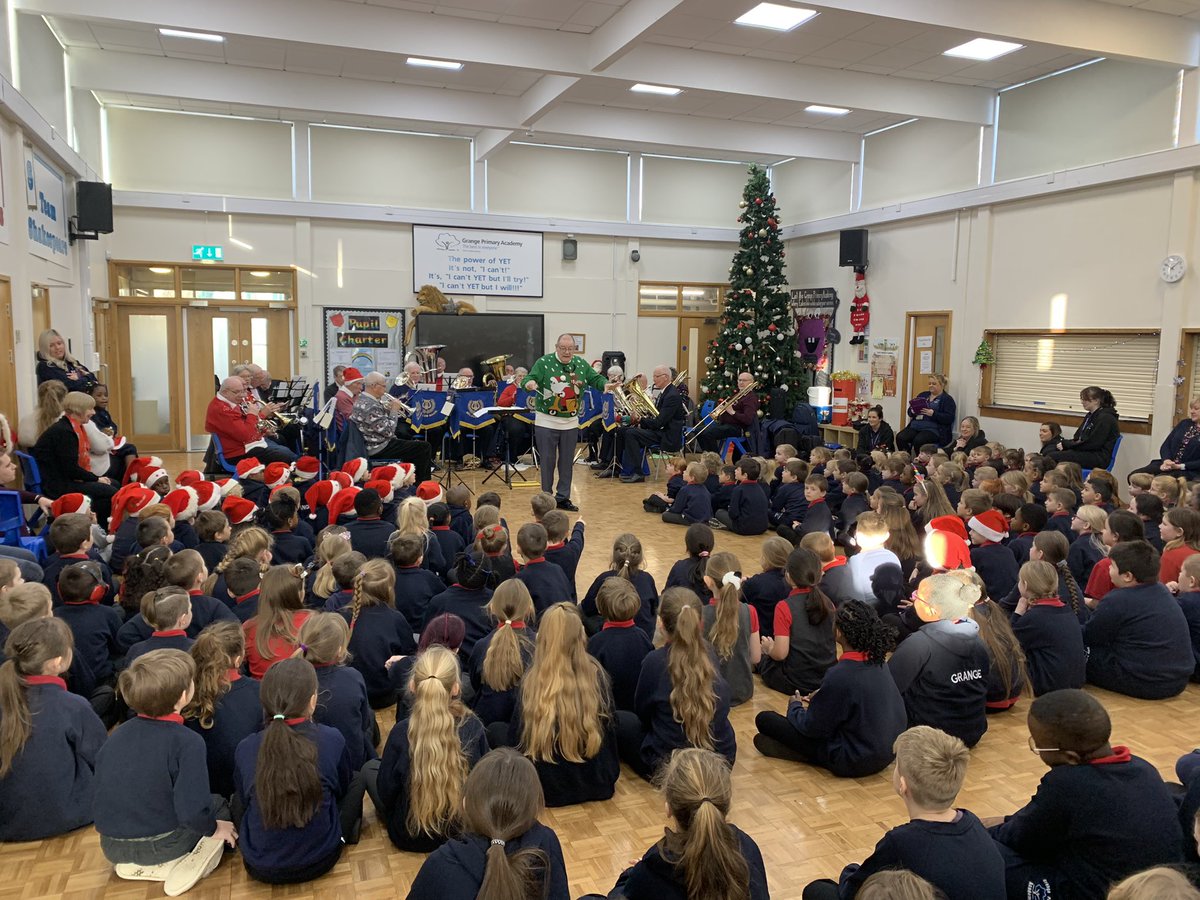 Fantastic morning with the Kettering 60’s Band playing Christmas music for all of our children and staff!