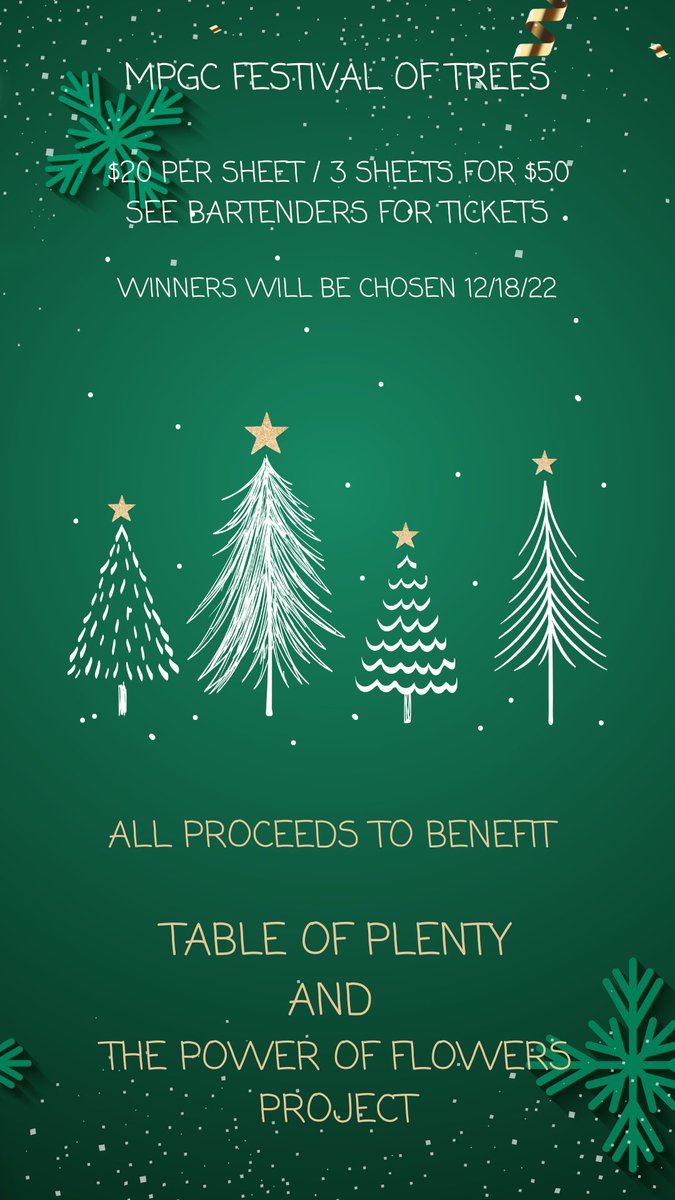 tbirdbarbie's tweet photo. Stop by MPGC for a cold one and get in on the raffles while supporting 2 wonderful organizations 🍽💐 https://t.co/AkLwwhRH19