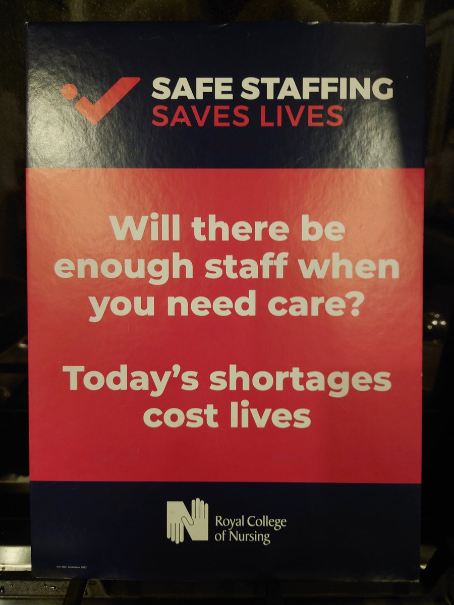 Today is not an easy day for nurses as they walk out on strike. Its not just about pay, it's about our workforce - retention &amp; recruitment, having safe staffing, keeping patients safe #NursesStrike #StandTogether #safestaffingsaveslives #EnoughIsEnough