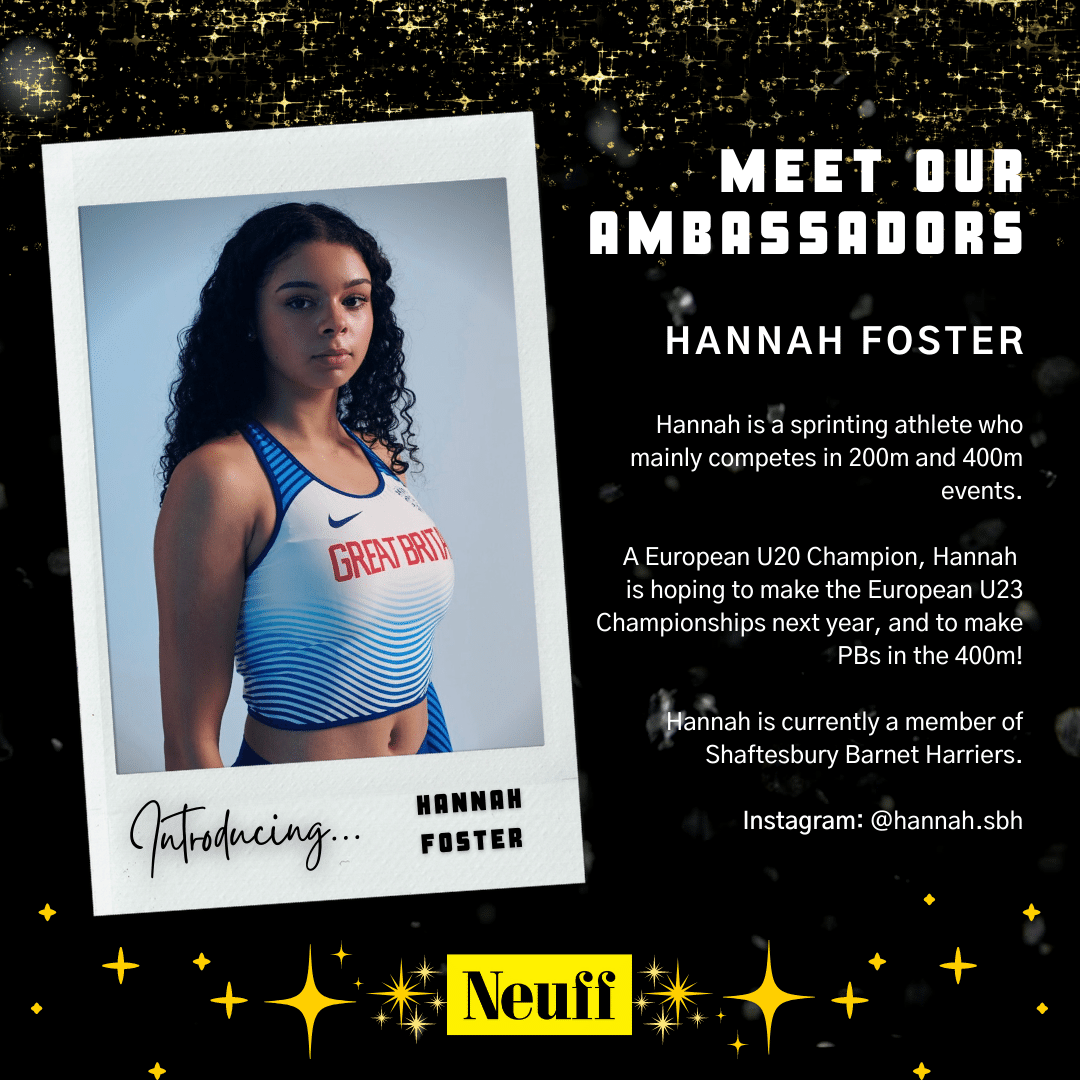 It's time to meet Hannah Foster, the latest addition to the ambassador team! 🏃‍♀️

Hannah loves to talk about all things athletics, and we're excited to work with her on some exciting content in the upcoming year! 👇

l8r.it/p4OG

#athletics #trackandfield #neuff