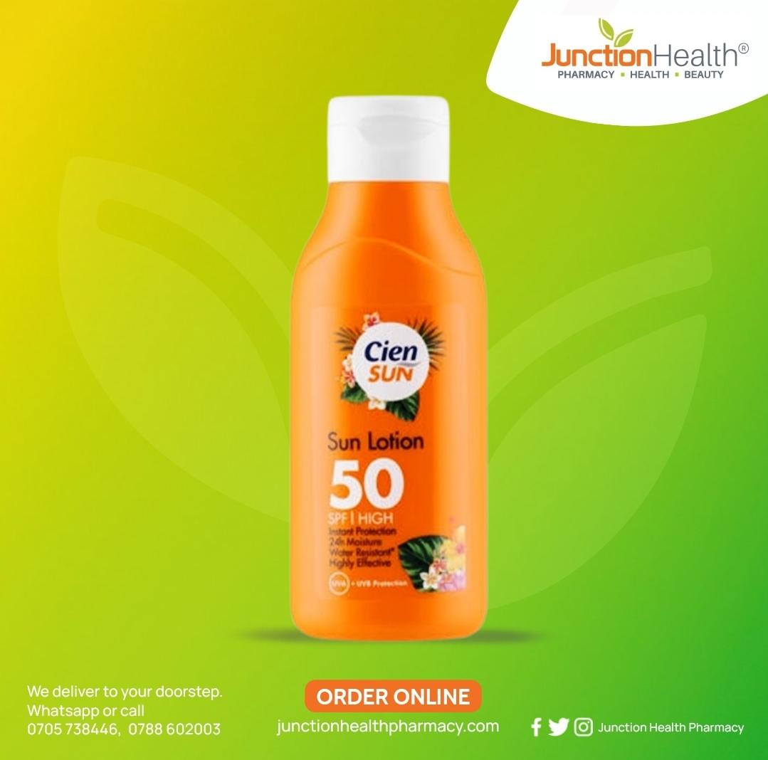 annenmuli's tweet photo. Cien Sun Lotion provides reliable protection from sunburn and premature skin ageing. It has a strong presence of Vitamin E which keeps your skin healthy.

Please Call 0788 602003 for delivery
#sunscreen #cien #kampala #junctionhealthpharmacy https://t.co/K6gzpmR3mZ