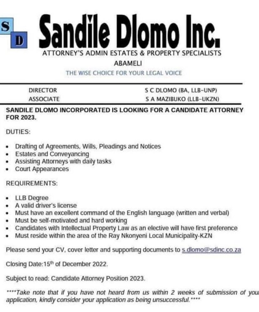 employ_a_lawyer's tweet photo. Urgent Candidate Attorney Vacancy 

🚨 Closes Today!! 🚨 https://t.co/bkcjy5ewRm