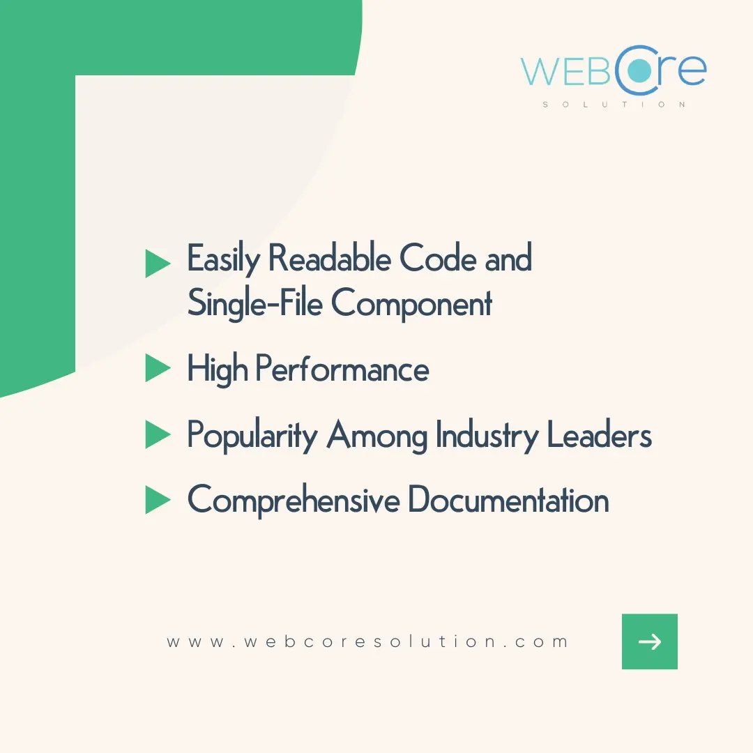 WebcoreSol's tweet image. Here are the benefits a top notch front end framework Vue.JS.
#vuejsdevelopers #vuejstutorial #vuejsdevelopment #vuejsdeveloper #vuejs #webcoresolution