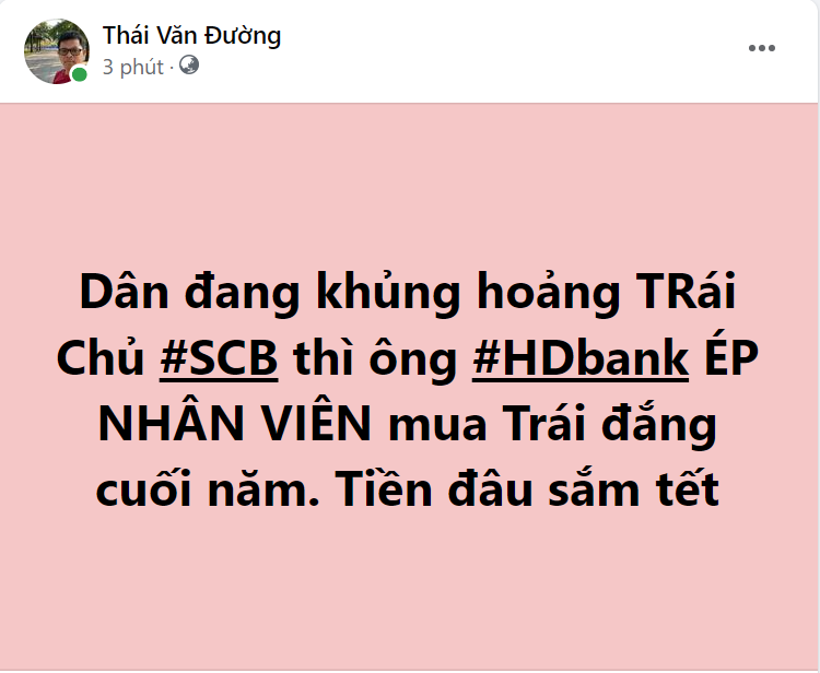 duongthaivn's tweet photo. #HDbank cho nhân viên ứng thưởng, ứng 2 tháng lương để mua Trái phiếu nhằm mục đích TẠO SÓNG. Với hơn 5.000 nhân viên của HDbank, cả Vietjet, Sovico cộng lại tổng khoảng hơn 15.000 cán bộ, nhân viên. Sẽ là một làn sóng khá hấp dẫn.
#VinGroup từng ép nhân viên https://t.co/4nVbRyjd06