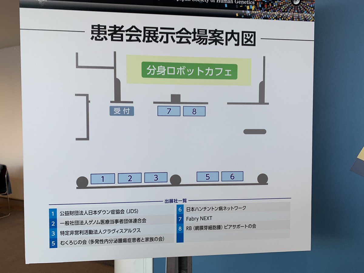 FabryNEXT's tweet photo. ���本人類遺伝学会第67回大会で患者団体ブースを出展しています。 https://t.co/uYupmhMaZb