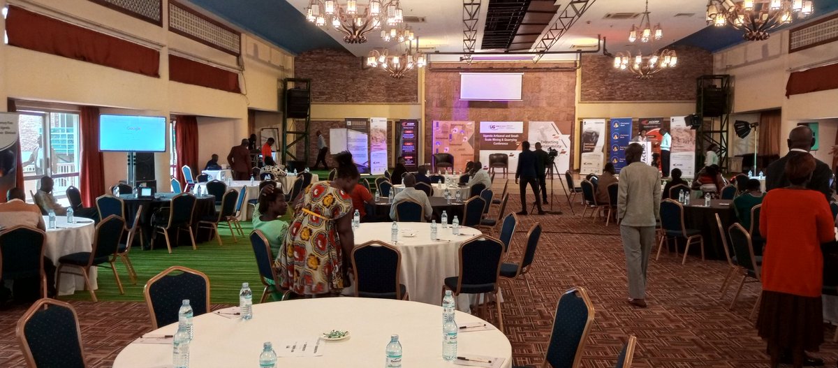 AlexAmanyaa's tweet photo. Happening:
The Uganda Artisanal &amp; Mining Conference 2022 has started.
This is hosted by @ACEMP_UG with the support of @SolidaridadECA.
Issues to discuss include the Policy proposals to the mining act 2022 and affordable investment opportunities for artisanal miners.
@DutchMFA https://t.co/Yt9CkcDbNO