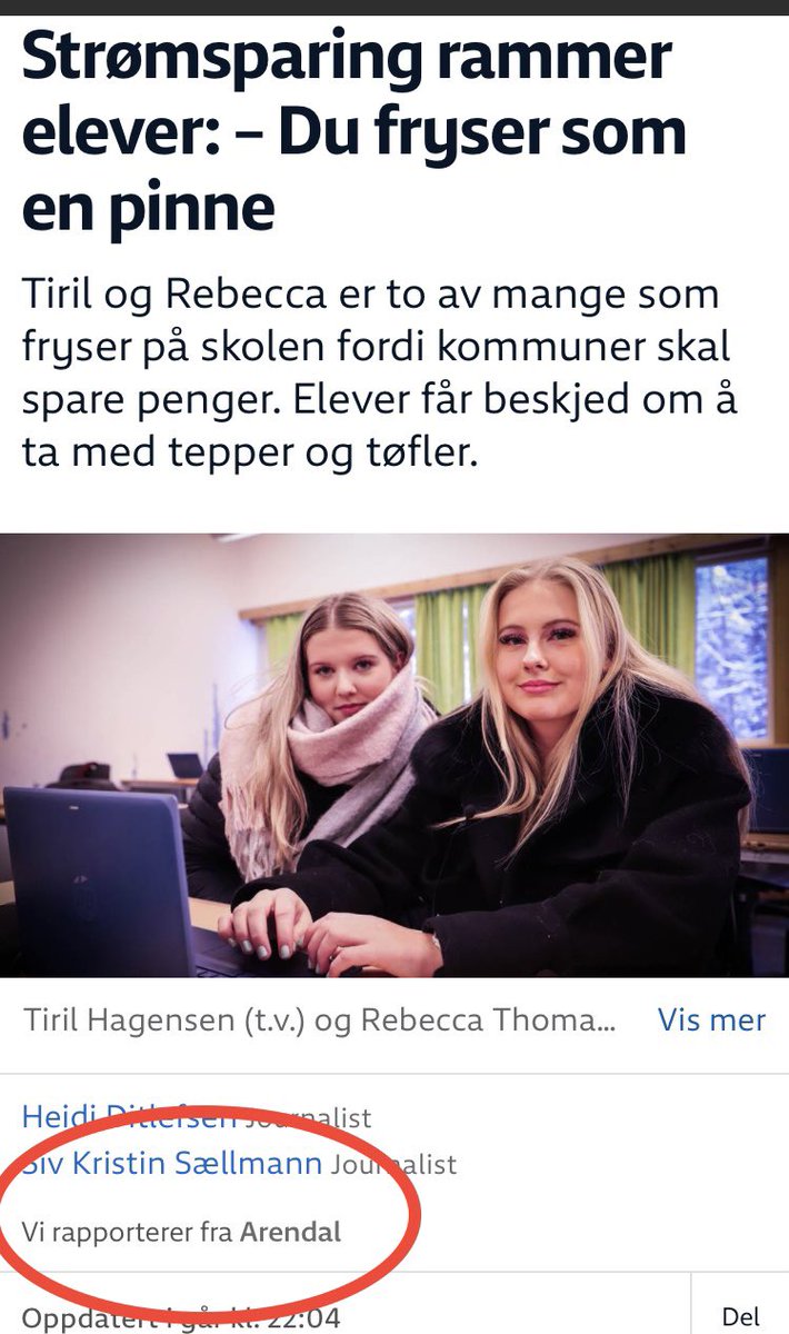 elinestien's tweet photo. I Arendal kan vi prioritere. Det skal vi ha❗️ https://t.co/KkPgPvNOQ6