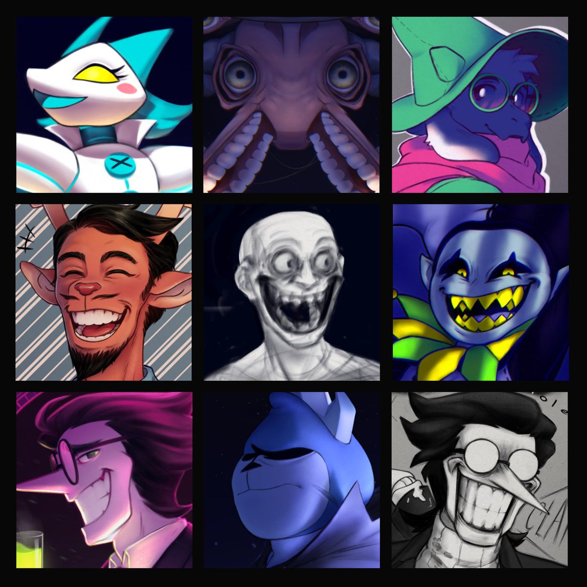 Regards_Regrets's tweet photo. An #artistvsart aye? Before I forget,
Deltaruneeeeee https://t.co/cy0pYhRLtw