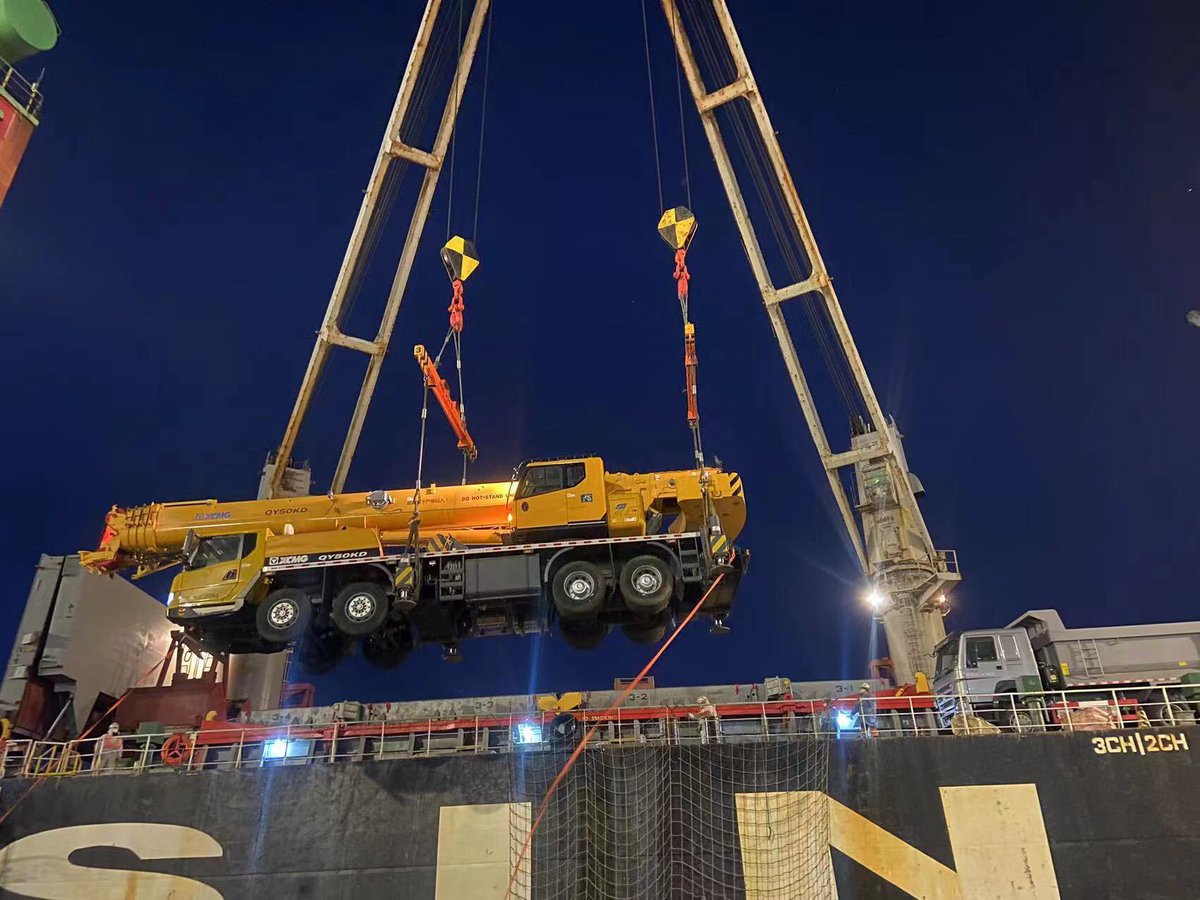 NicoleC24419658's tweet image. 50T Truck crane to Algeria