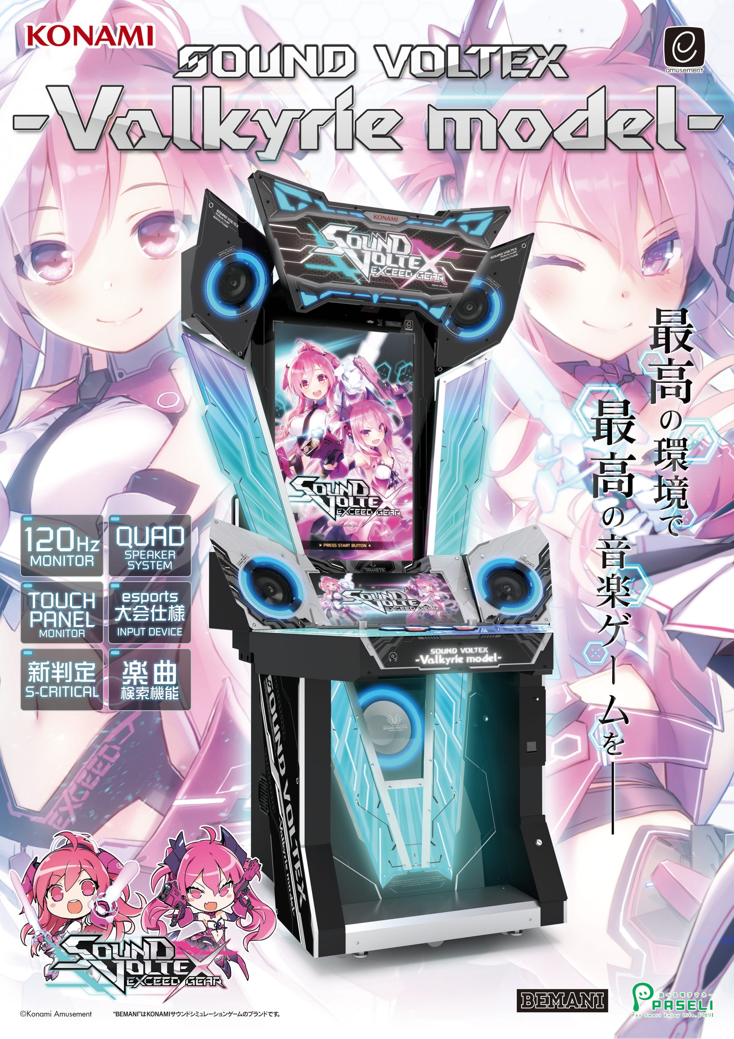 サウンドボルテックス　ポスター、筐体ポップ サウンドボルテックス ポスター、筐体ポップ