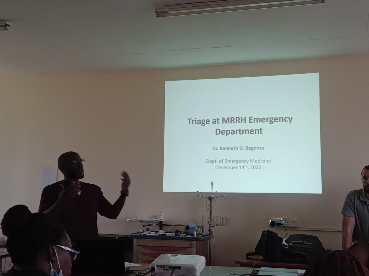 MUST_EM's tweet photo. Happening now: Triage Training and Approach to a Critical Ill Patient.
#Emergencymedicine
#MUSTEM
#whyMUSTEM https://t.co/wlZPhSwk3F