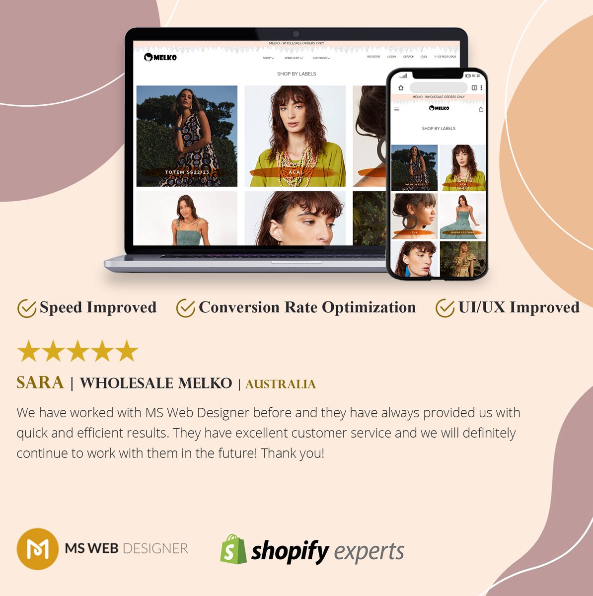 msshopifyexpert's tweet photo. Looking for a Shopify Expert with the right expertise to get you a store that converts?
Look no further than MS Web Designer.
Don't just take our word for it. Read our testimonials!

#Shopify #shopifyplus #ecommerce #storedesign #testimonial https://t.co/7kNalXfuXa
