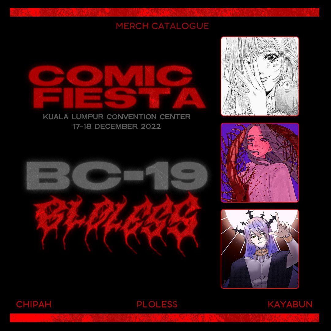 ploless's tweet photo. hello! I'll be boothing at COMIC FIESTA this weekend at B C-19!
see you there~ https://t.co/MhIoEsrNoP
