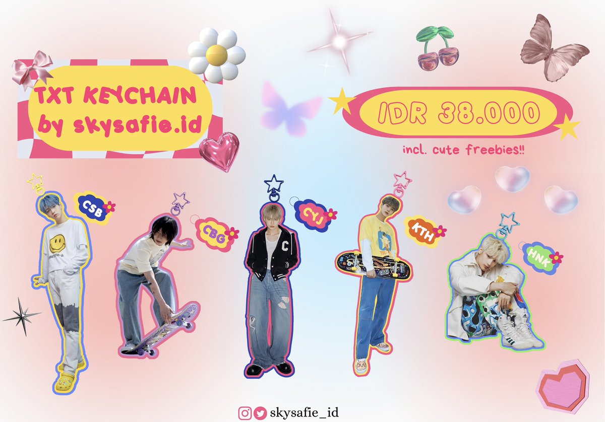 𝙏𝙓𝙏 𝙘𝙤𝙡𝙤𝙧𝙛𝙪𝙡 𝙠𝙚𝙮𝙘𝙝𝙖𝙞𝙣 𝙫𝙚𝙧. 𝟭 BATCH 2! 
By <a href="/skysafie_id/">skysafie☆id</a> 🌷🏄🏻‍♀️🧃

💌 Open PO; 15-22 Des 2022

♡ details ♡
1 set keychain IDR 38k include;
# txt keychain 🧸
# cute mini sticker &amp; fanmade pc 🎀
~DP 20k
link gform; forms.gle/MyyLzNJpvXwsFA…