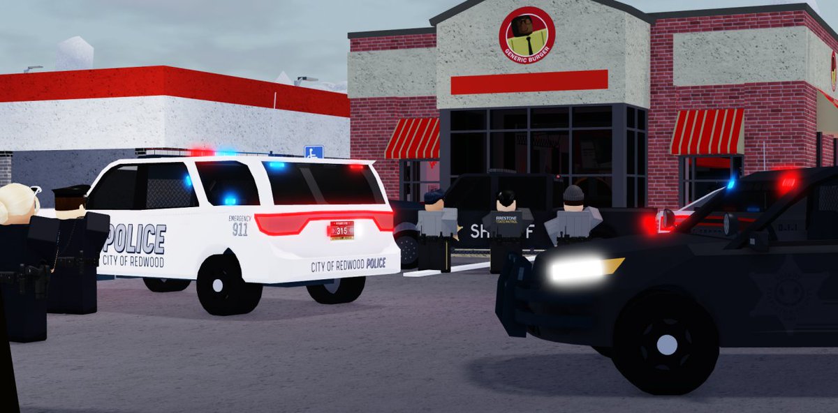 RedwoodPDFS's tweet photo. COMMUNITY ALERT:

At 9:10 PM EST, the Redwood Police Department responded to reports of a hostage situation at Generic Burger in Redwood. The situation ended with the hostage and hostage taker being killed. 

We thank the SCSO and FSP for their assistance.

@FedoraMasterB98 https://t.co/WbDVWptvL9