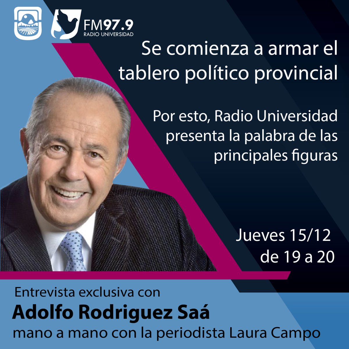 Mañana 14/12 19:00 por radio Universidad San Luis radiounsl.com.ar