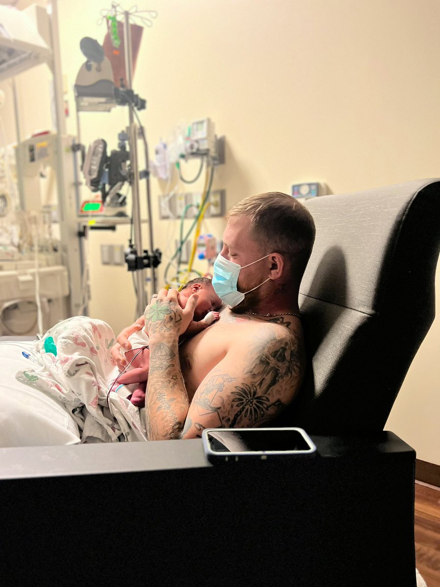 Someone decided they wanted to surprise us super early for Christmas.. my sweet baby girl, Madeline Elyse 🤍 John, Juju, &amp; I couldn’t be happier 🥹