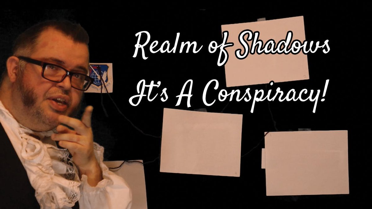 DunneCast's tweet photo. Get Ready.  It's coming, tomorrow at NOON.  Will Dr. Zane finally lose his mind?  Heh, that means he would have to have a mind to have.  Oh No!  No minds will be lost HERE.  Just.... Conspiracies will be Knitte--Woven!  Yes WOVEN!
Realm of Shadows, tomorrow Dec 15th, YOUTUBE. https://t.co/vxQXVFAM3A