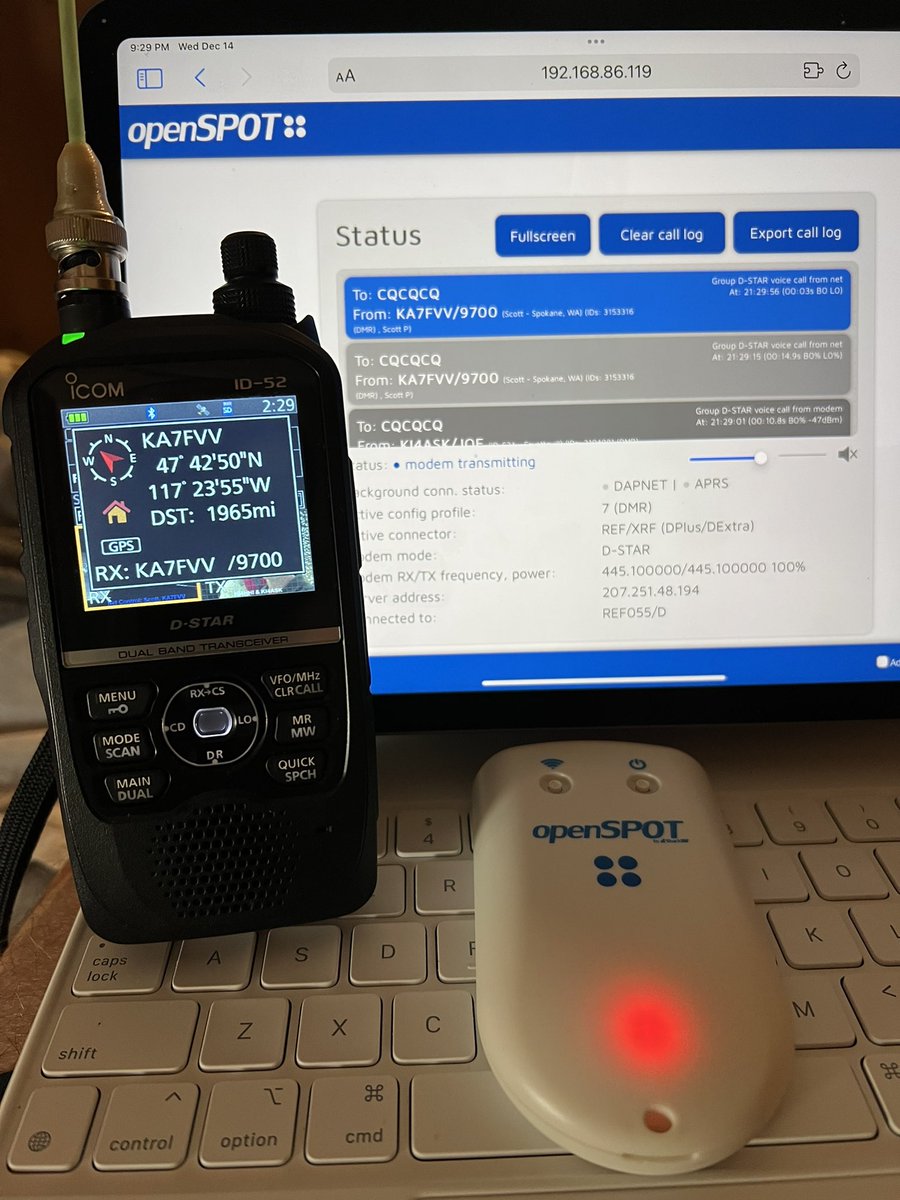 joedom's tweet photo. It’s time for the Wednesday night  #DSTAR picture net on REF055D at 9:30pm ET with NCS @KA7FVV @sharkrfradio #openspot4 and @IcomAmericaInc #ID52 #hamradio https://t.co/eQNu5shHbT
