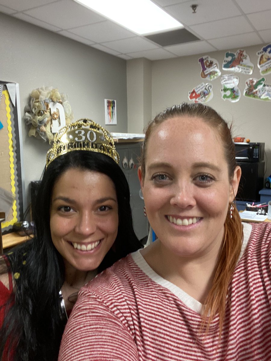 msbodkin's tweet photo. Celebrated @TESDiazK birthday by dressing up as a bunch of candy canes. #TESCelebrates https://t.co/THit63OnT8