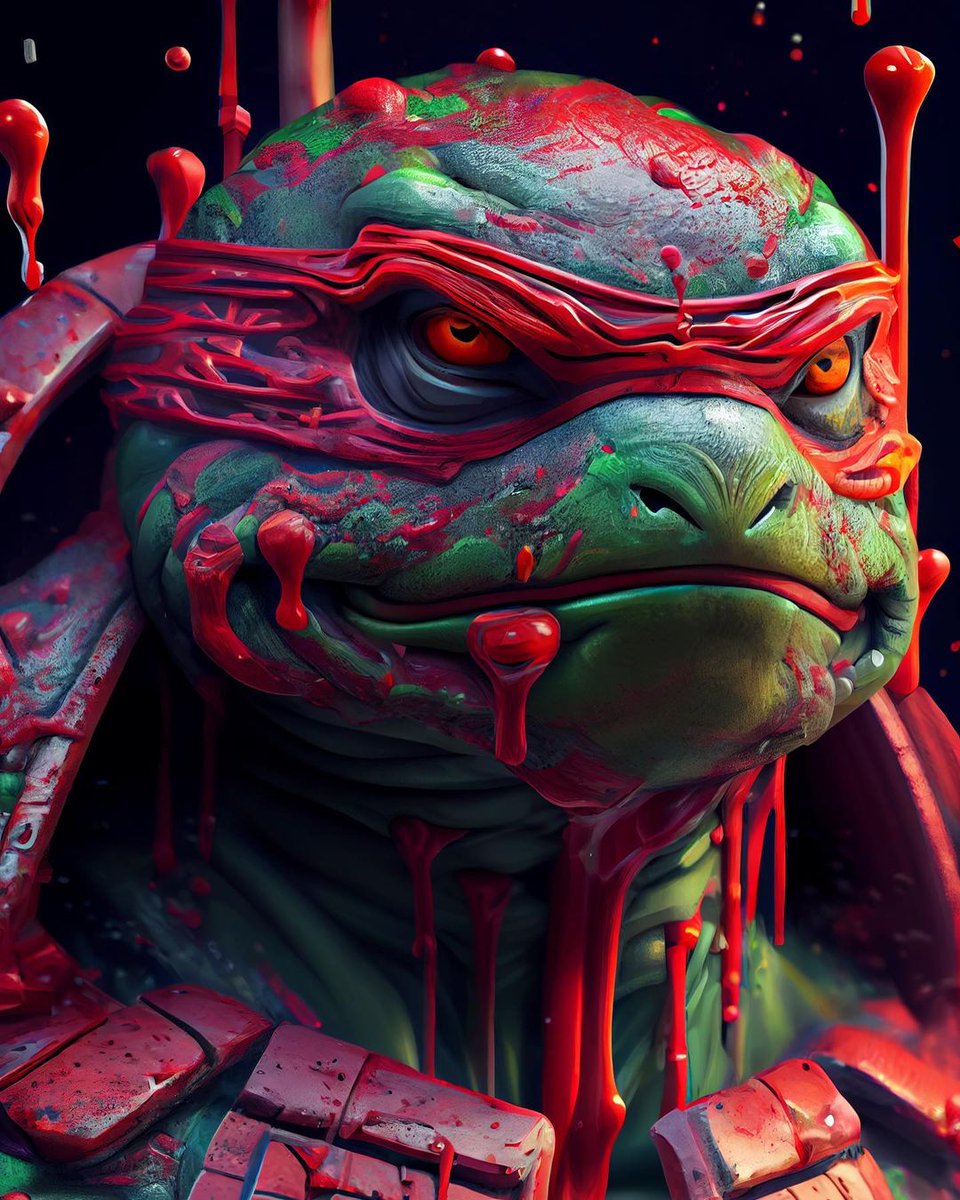 NikholasGroot's tweet photo. Teenage Mutant Ninja Turtles With Midjourney
📸credits: [IG] - https://t.co/u7Tlon5Vs0 (Digital Artist)

#tmnt #tmntfanart #aiartcommunity #aigeneratedart #midjourneyv4 #midjourneyart #popcultureart #wallpapers #wallpaper #wallpaperdecor #Viral #Trending https://t.co/KBZfNEeg9O