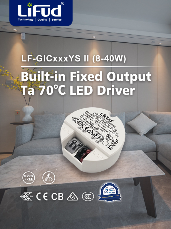 LifudDriver's tweet photo. How does it sound getting more return customers for your down lights and spot lights? 

LF-GICxxxYSII withstands up to 70℃(Ta), which is 10℃ higher than its counterparts. It ensures your down lights perform more stably during long term use and help you get more return customers https://t.co/jpg6Rl7rlT