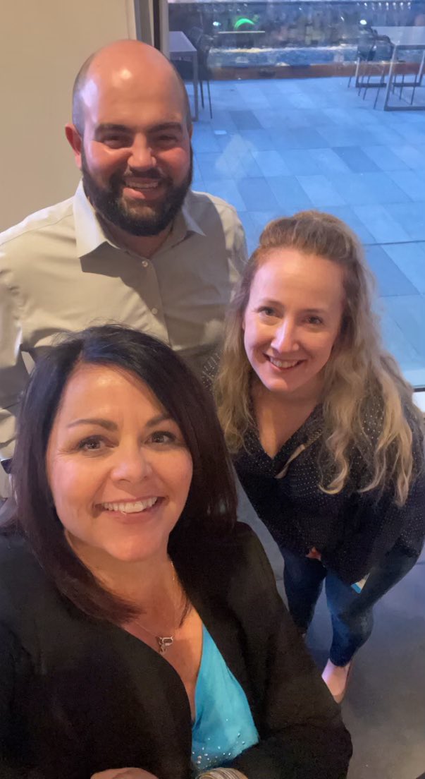 Reunited and it feels so good! 🎶 had an amazing time catching up with these two! 💙💙 <a href="/krisbehr/">Kristi Behr</a> <a href="/farrisalahmed/">Farris Alahmed</a>