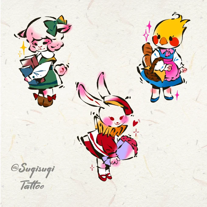 My recent new tattoo flash 