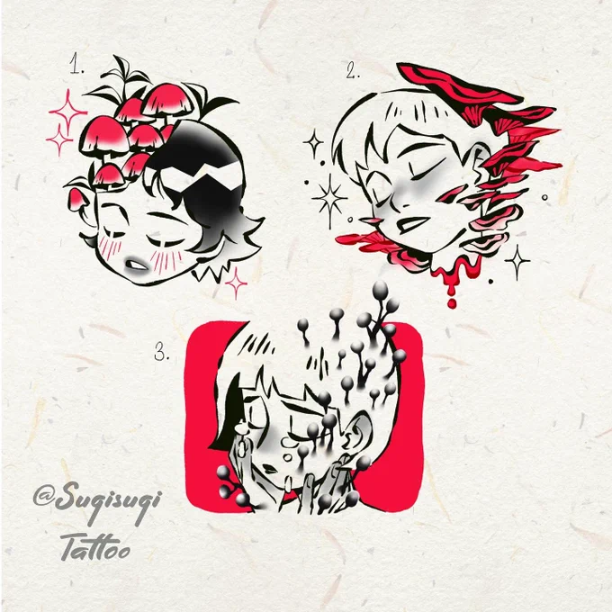 My recent new tattoo flash 