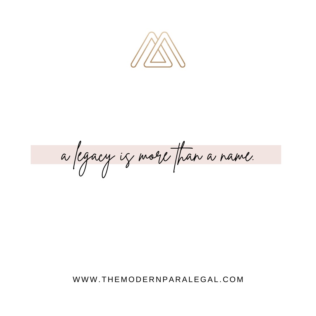 ModParalegal's tweet photo. In order to build a legacy, you need to make sure you are focusing on the things that will make a difference. By achieving something great in one’s life, one can leave a legacy for future generations.

 #virtualparalegal #executiveassistant #paralegalproblems https://t.co/Rk38yJxlSD