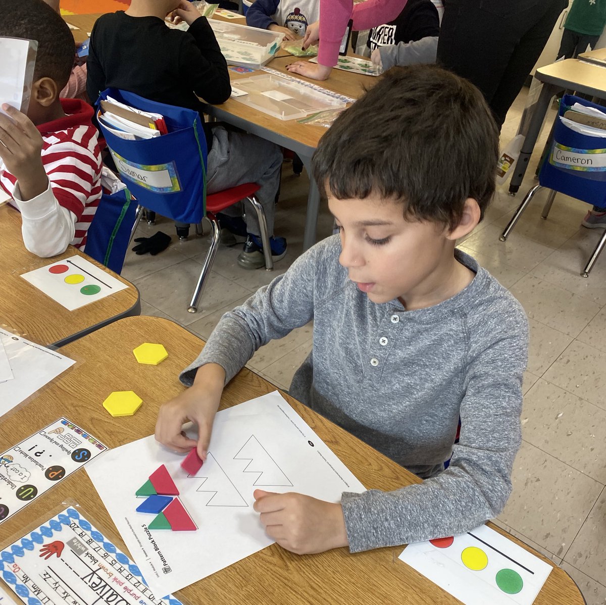 ISDmathcoaches's tweet image. Our Kindergarteners ❤️ practicing their math skills through Workplace games! @Kacademy123 @Interboro_SD @MLCmath