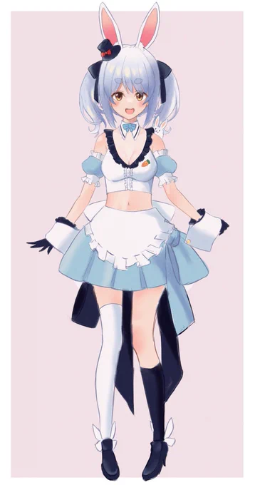アリスっぽいのか魔法少女っぽいやつかな? #兎田ぺこら新衣装予想 