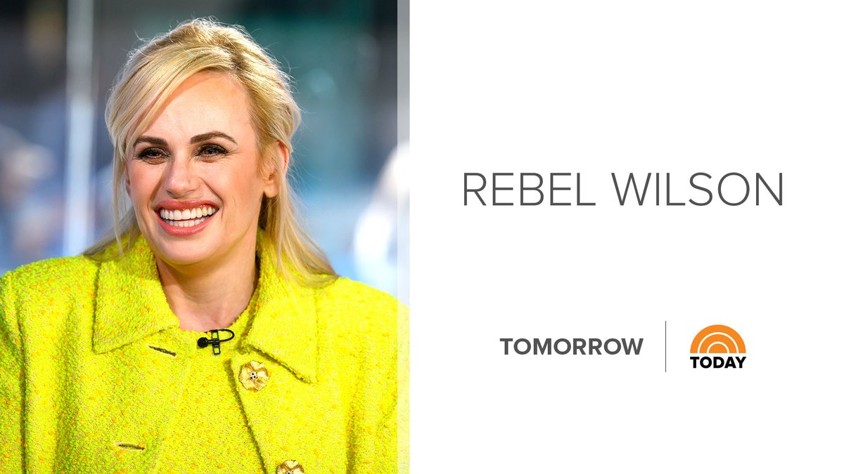 Don't miss Rebel Wilson tomorrow on TODAY talking about motherhood