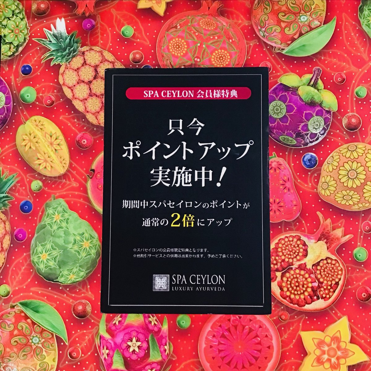 未使用品 スパセイロン ラグジュアリー アーユルヴェーダ ワンダー