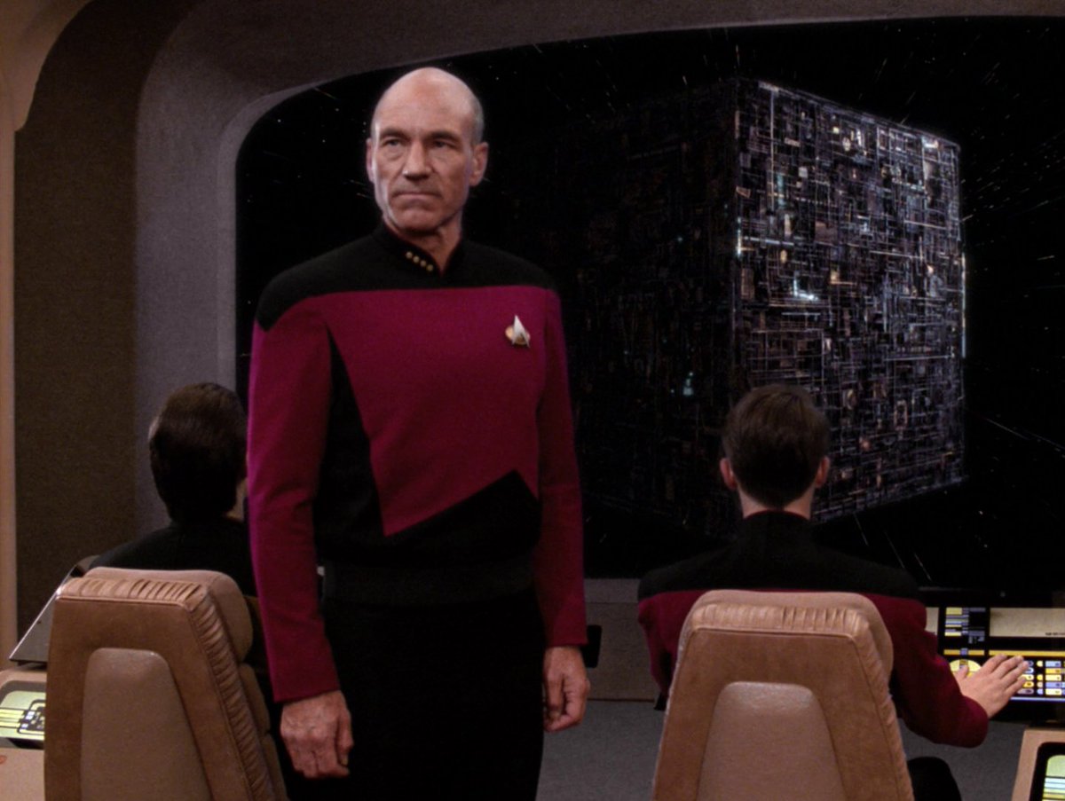NCC1701X23's tweet photo. #StarTrek #StarTrekTNG 
STAR TREK The Next Generation
(Episode) The Best of Both Worlds Part I &amp; II
#TheBorg #StarTrekPicard https://t.co/SWb6kViSL4
