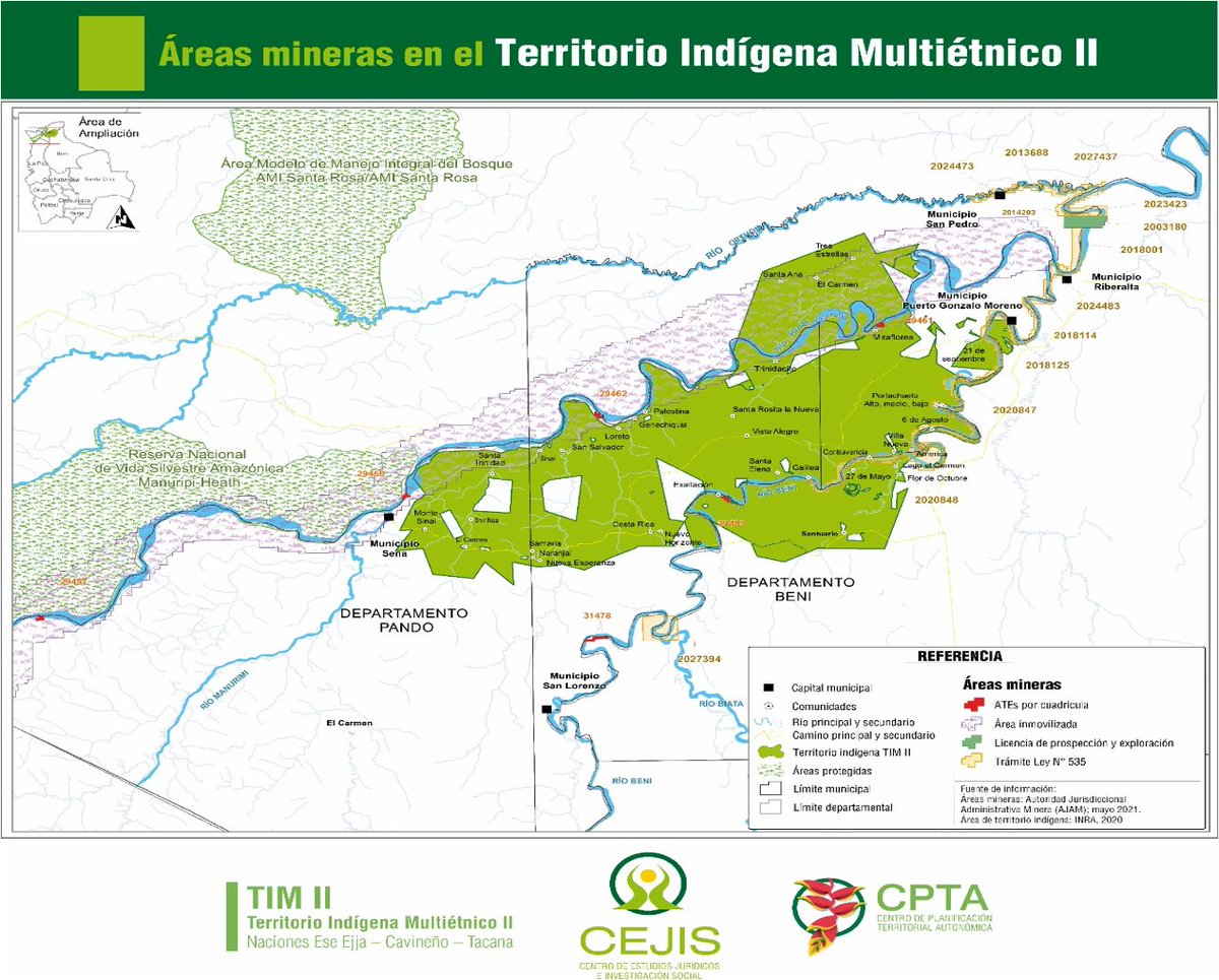 miguelvardel's tweet photo. (4/14) Se verificó la existencia de 180 balsas dedicadas a la extracción de oro solo en el #MadreDeDios, en el tramo que atraviesa al #TerritorioIndígena, un área en la que las actividades mineras se encuentran prohibidas por ser reserva fiscal minera. https://t.co/3UUzvadfUA