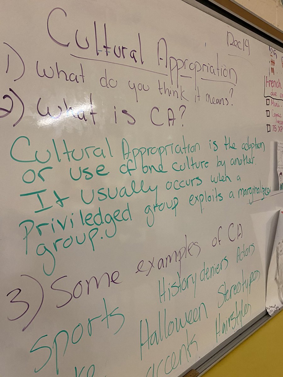 Amazing conversations in intermediate ❤️ #culturalappropriation <a href="/SCDSBequity/">SCDSB DEI/ML Department</a> <a href="/ForestHillPS/">Forest Hill Public School</a>
